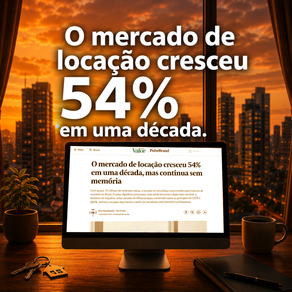 O mercado de locação cresceu 54% em uma década, mas continua sem memória