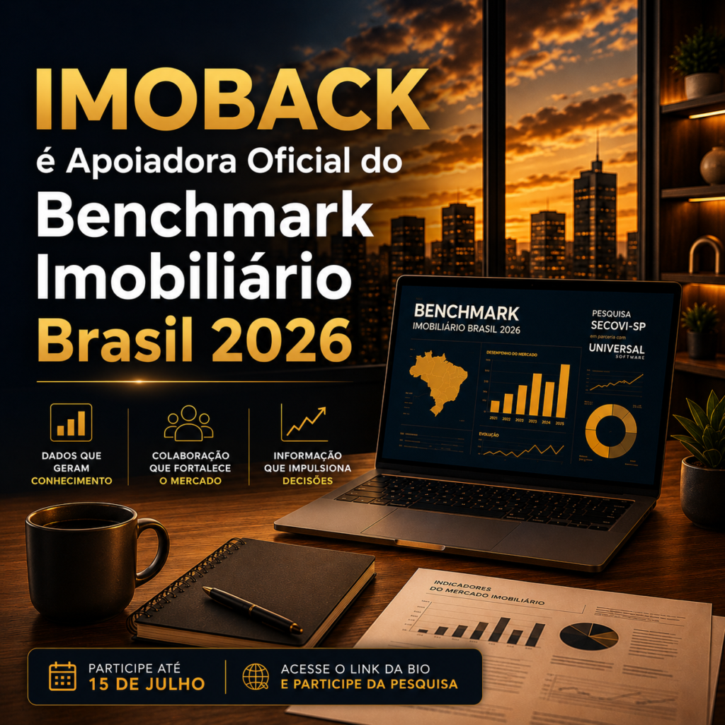 IMOBACK é Apoiadora Oficial do Benchmark Imobiliário Brasil 2026